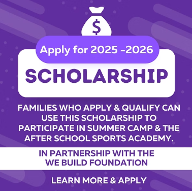 We Build Rhythm Scholarship poster